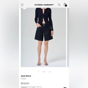 Citizens Of Humanity Ayla Short in Juno